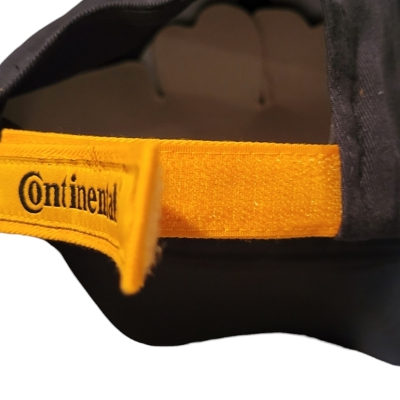 Continental Tire Baseball Cap Black Yellow Mesh Trucker Hat Adjustable WPL 285 - Picture 5 of 6